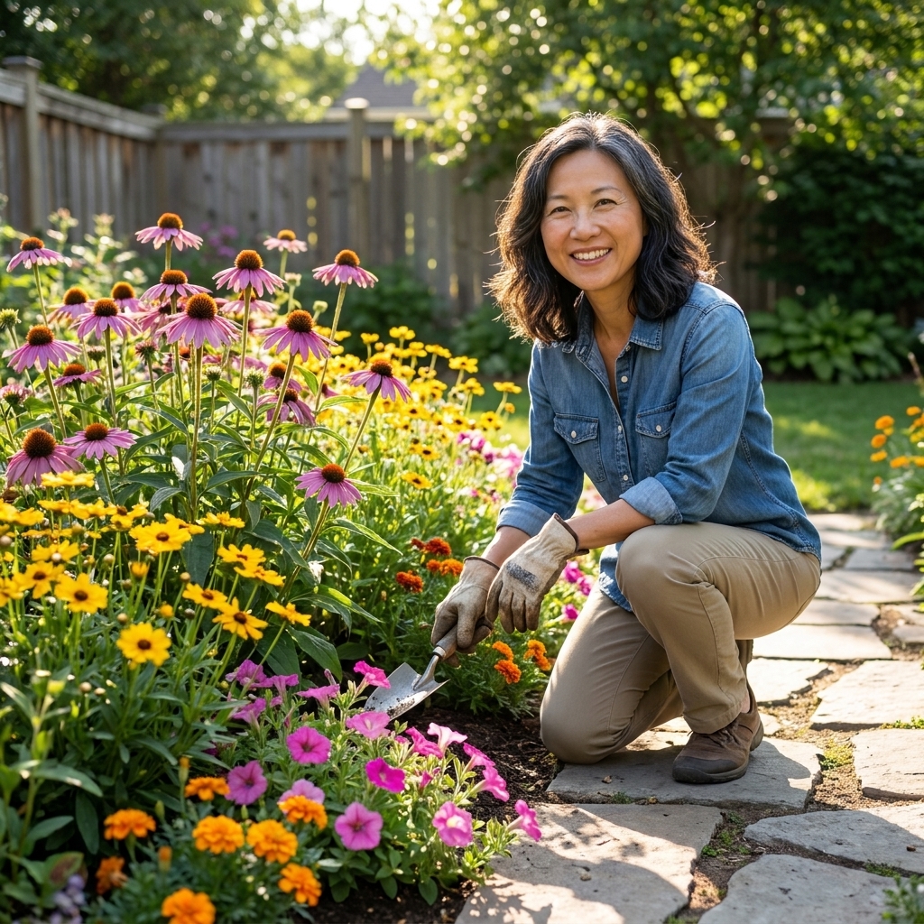 Annuals vs. Perennials: Balancing a Flower Bed for Year-Round Color